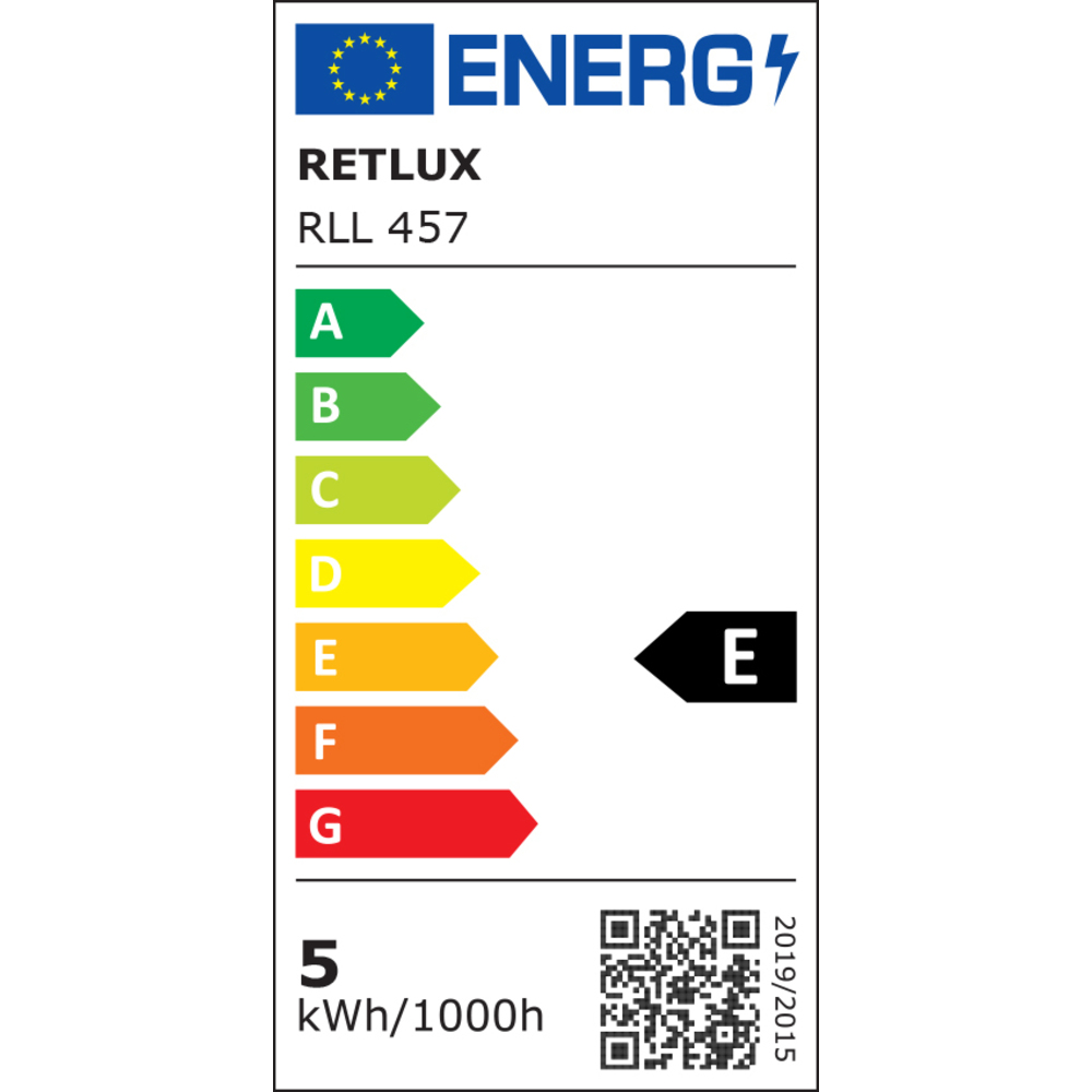 RLL 457 R7S J78 4,5W LED COB WW RETLUX - energetický štítek
