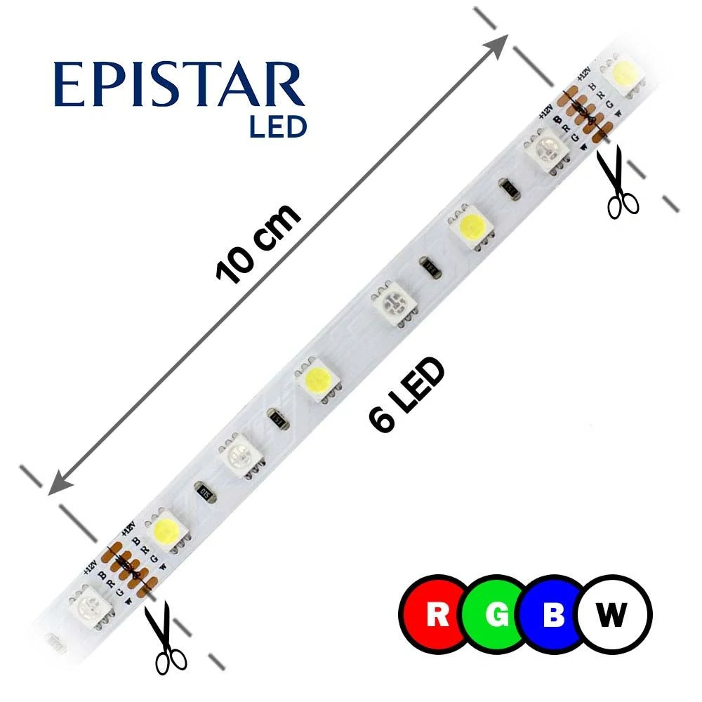 LED pásek RGBW 14,4W 2700K; IP20 1m
