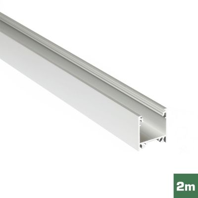 AL profil FKU75 EF/TY pro LED, bez plexi, 2m, elox