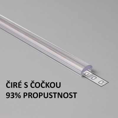 Plexi C KLIK s čočkou pro FKU11, 12, 20, 60, 35, 45, 50, 59, 80 1m