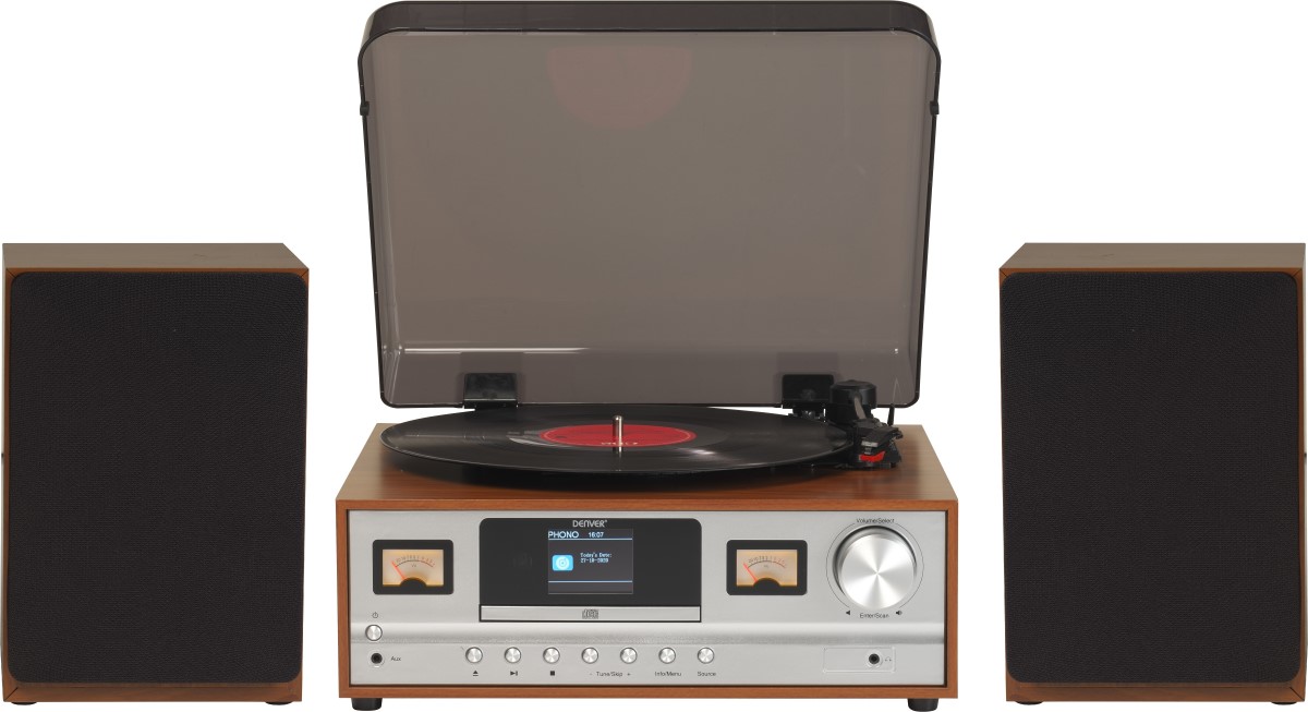 Denver MRD-52LIGHTWOOD - Mikrosystém s BT/DAB+/FM