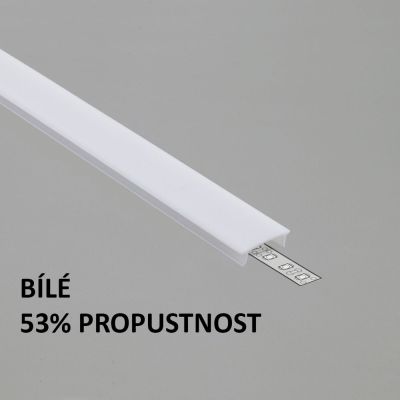 Plexi C13 KLIK bílé pro FKU42,52,63, 2m