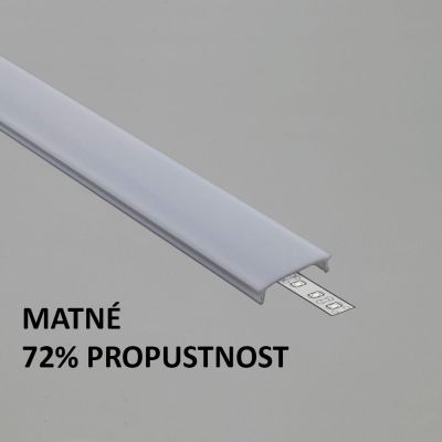 Plexi C20 KLIK matné pro FKU36,37, 2m