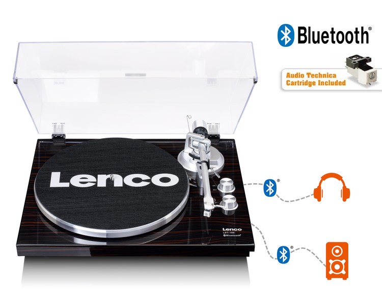 Lenco LBT-188 - Hi-Fi gramofon, kovový talíř, raménko s anti-skatingem