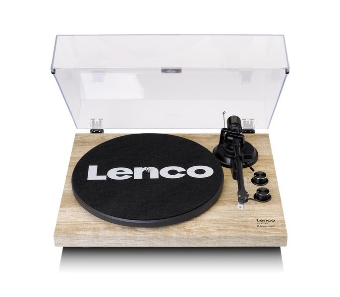 Lenco LBT-188 (PI) Brown/Wood Hi-Fi gramofon, kovový talíř, raménko s anti-skatingem