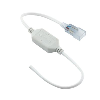 Napájecí koncovka s usměrňovačem pro LED pásky na 230V DC bez síťové vidlice, max. 50 m (350 W)