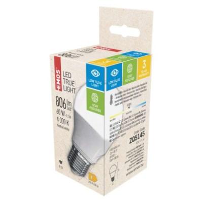 LED žárovka True Light A60 / E27 / 7,2 W (60 W) / 806 lm / neutrální bílá