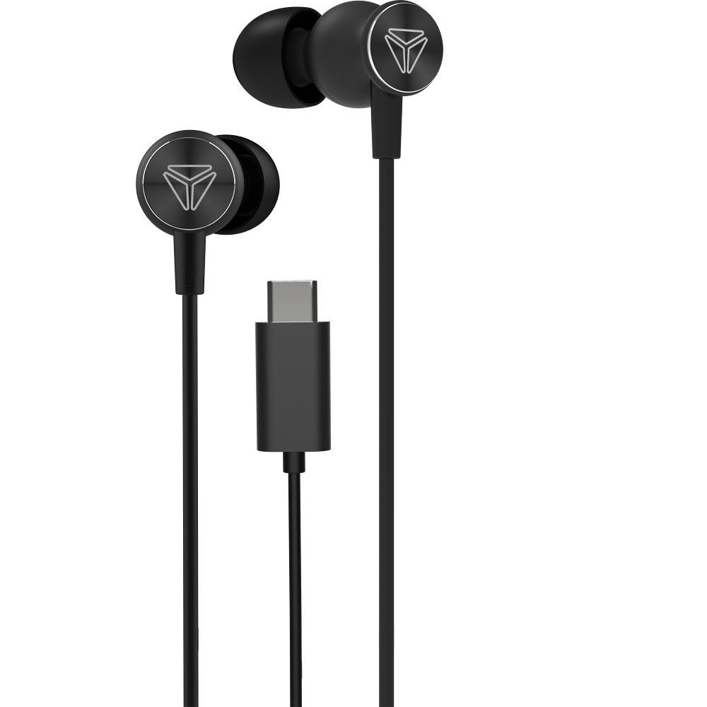 YHP 505BK USB-C sluchátka s mik. YENKEE Sluchátka