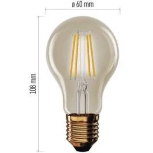LED žárovka Vintage A60 / E27 / 4,5 W (40 W) / 420 lm / teplá bílá
