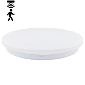 Stropní LED svítidlo UFO5 slim kulaté, 24W, IP44, 3100K + MW detektor pohybu