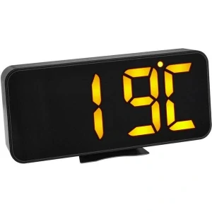 TFA Dostmann 60.2027.01 Quartz budík černá velký displej