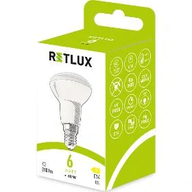 RLL 623 R50 E14 Spot 6W DL D RETLUX LED žárovka reflektorová