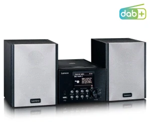 Lenco MC-250BK - mikrosystém s CD, USB, internetové rádio, FM/DAB+ a Bluetooth
