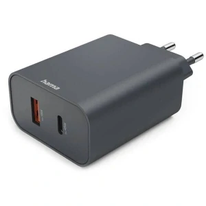 Hama rychlá USB nabíječka USB-C + USB-A, PD/QC, 45 W, Ecosential