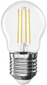 LED žárovka Filament Mini Globe / E27 / 3,4 W (40 W) / 470 lm / teplá bílá
