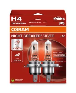 OSRAM Night Breaker Silver 64193NBS-2HB H4 12V 60/55W