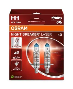 Žárovka Osram H1, Night Breaker Laser Next Gen. 64150NL-2HB