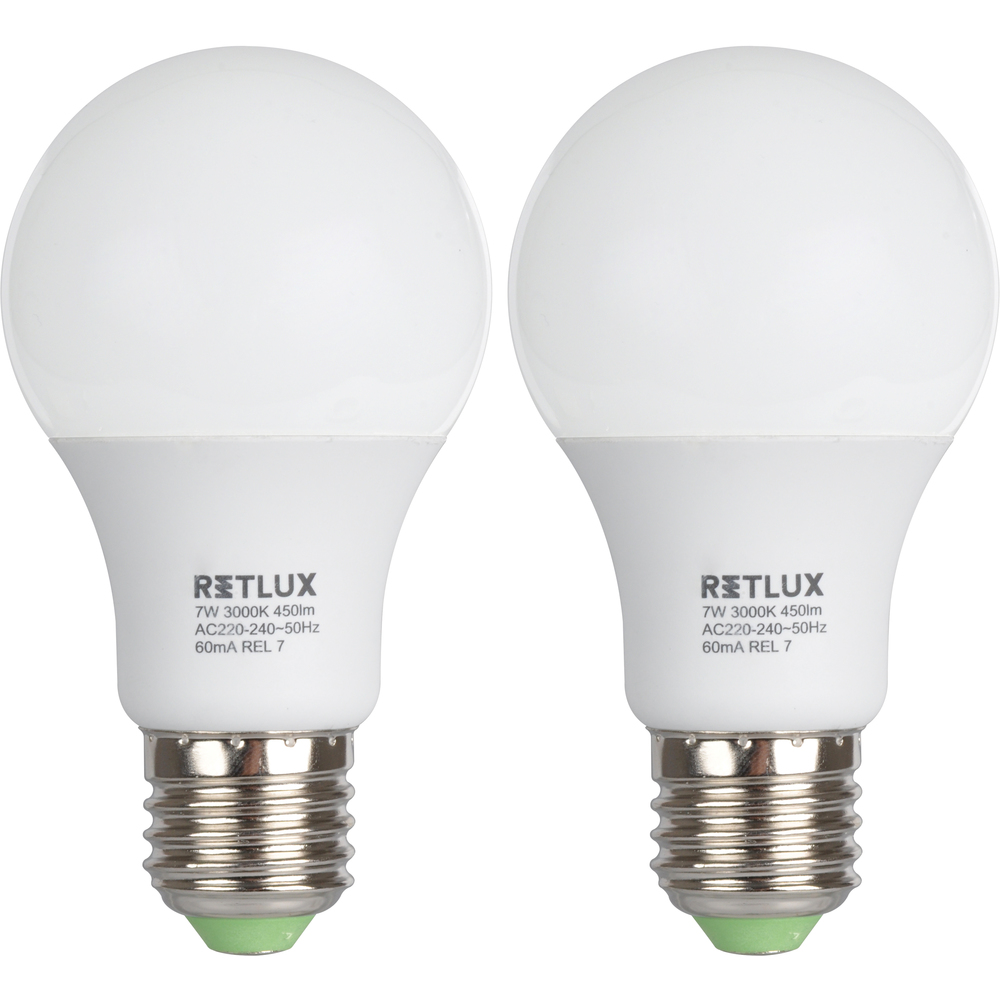 REL 7 LED A60 2x7W E27 RETLUX