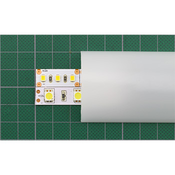 Plexi KLIK bílé pro FKU95, oblé, 2m
