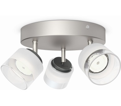 SVÍTIDLO BODOVÉ CHROM LED 3x4W 230V Massive 53333/17/16