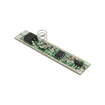 Stmívač pro LED pásky 12/24V, 5A, dotykový do profilu, plynulá regulace