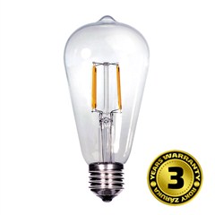 Solight LED žárovka retro, EDISON ST65, 8W, E27, 3000K, 360°, 810lm