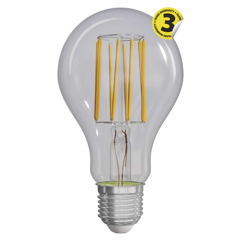 LED žárovka Filament A70 A++ 12W E27 teplá bílá