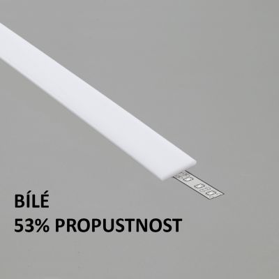 Plexi KLIK bílé pro FKU47, 2m