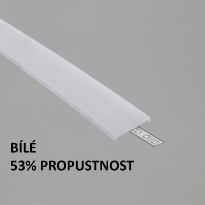 Plexi KLIK bílé pro FKU56,72, 2m