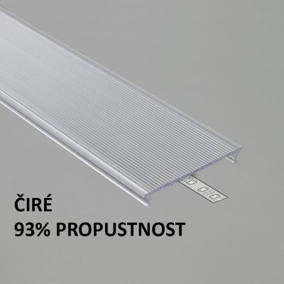 Plexi "úzké" pro AL profily FKU70, 2m