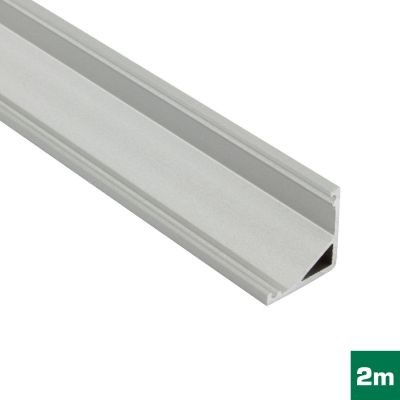 AL profil FKU66 pro LED, bez plexi, 2m, elox
