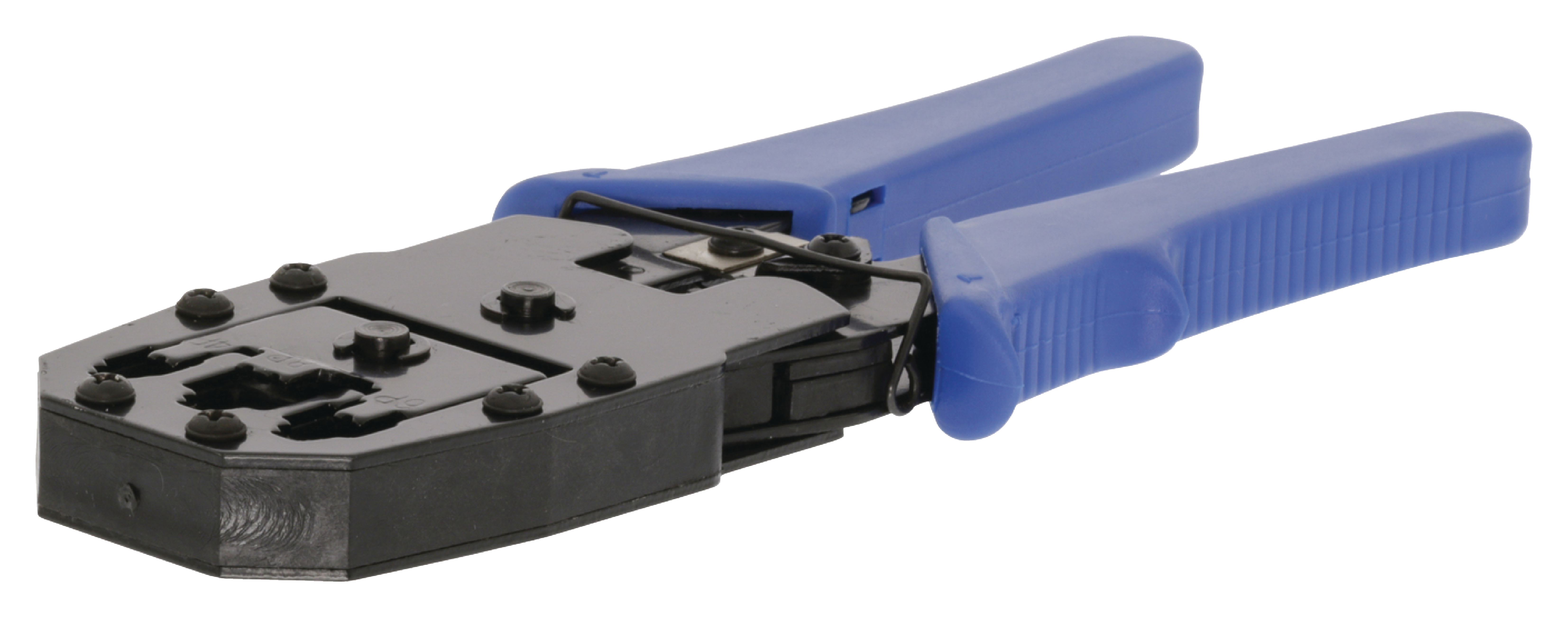 Krimpovací kleště pro konektory RJ45 – RJ11 – RJ10, modré