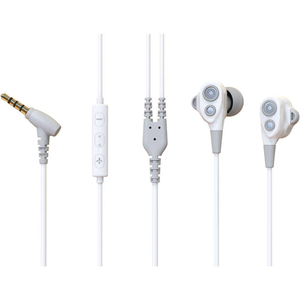 REI-MS 101 WHITE SLUCHÁTKA DUAL SPEAKER