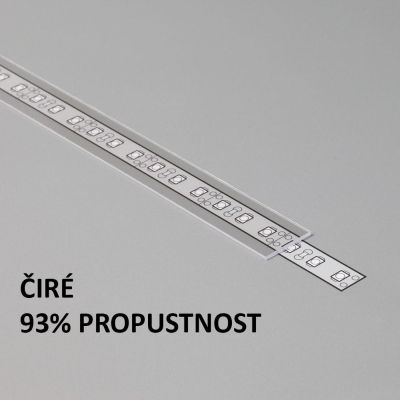 Plexi B čiré pro FKU11, 12, 20, 60, 35, 45, 50, 59, 2m