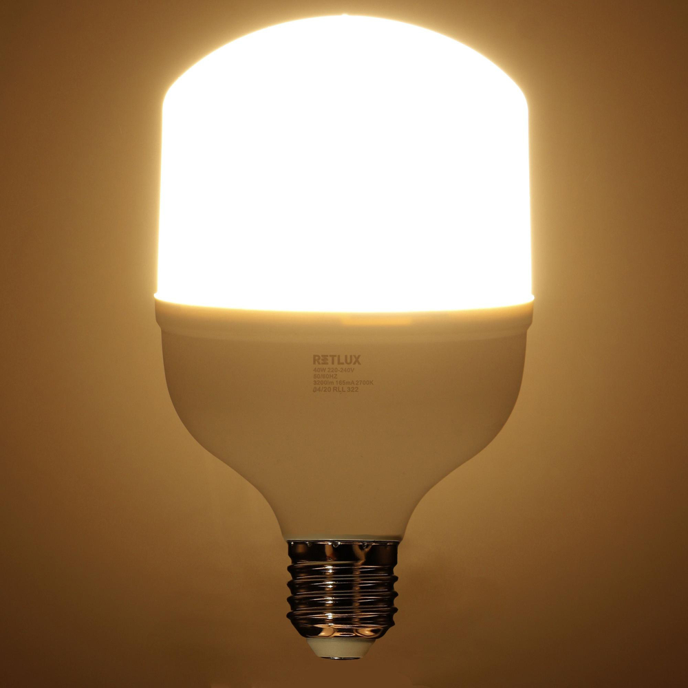 RLL 322 T120 E27 žárovka 40W WW RETLUX