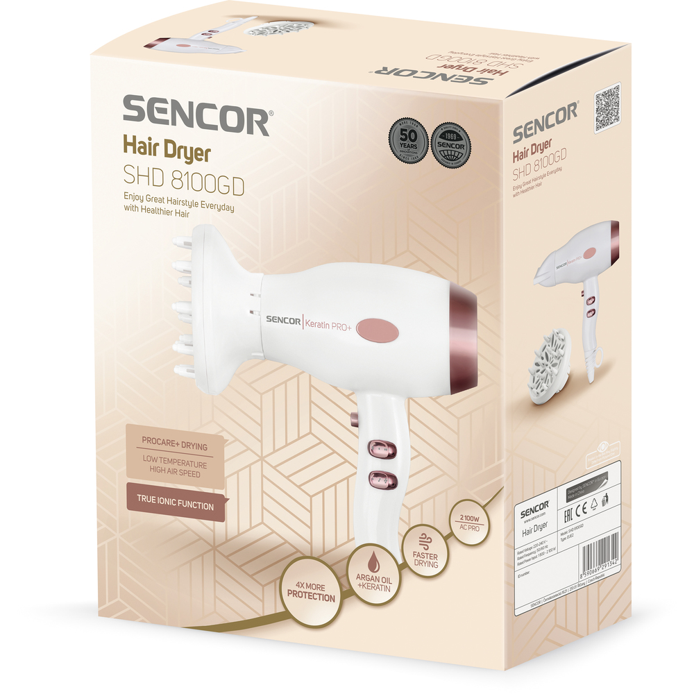 SHD 8100GD vysoušeč vlasů SENCOR