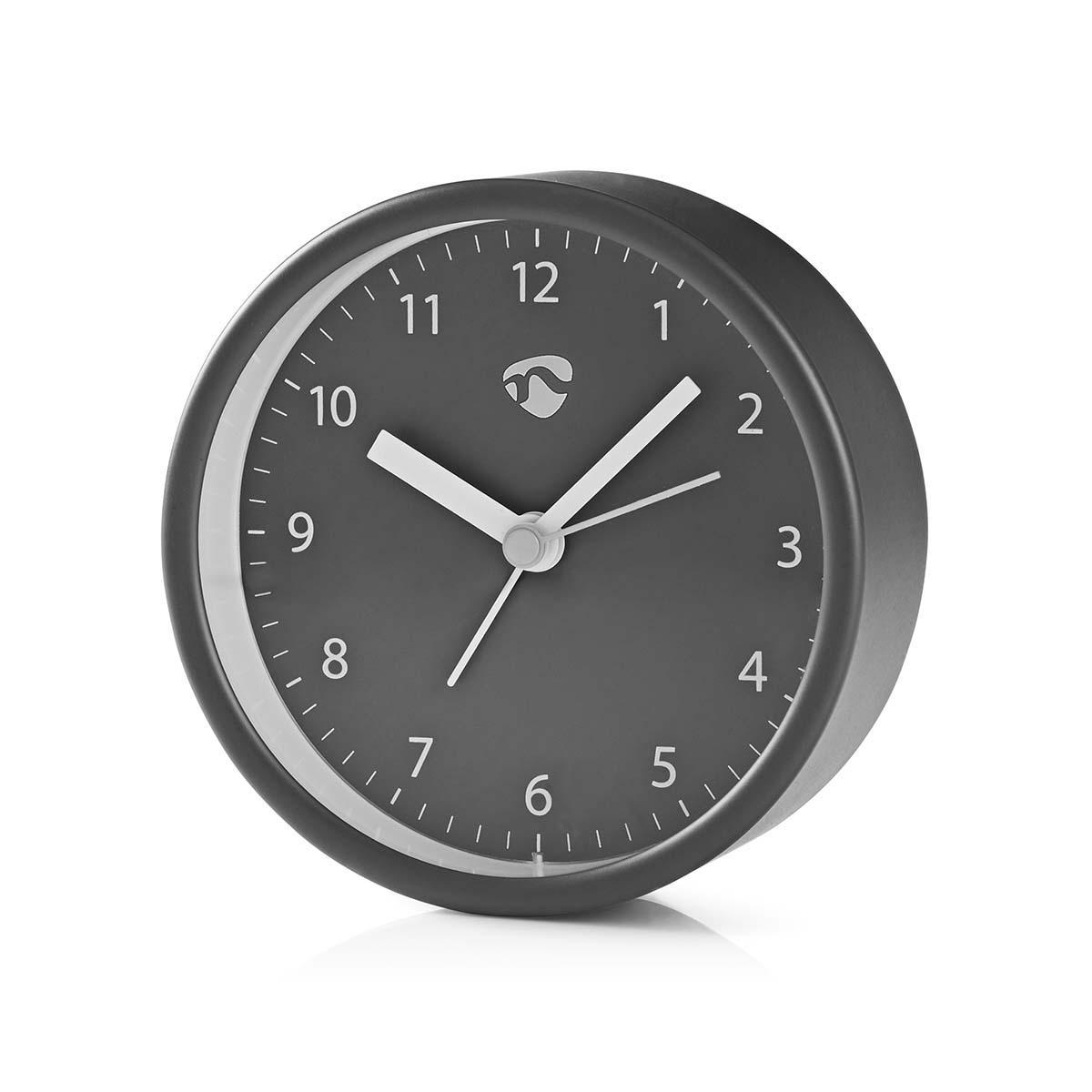 Analogový Stolní Budík Šedá barva