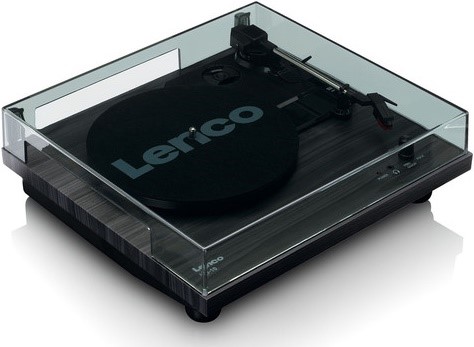 Lenco LS 10 - black, Gramofon s vestavěnými reproduktory