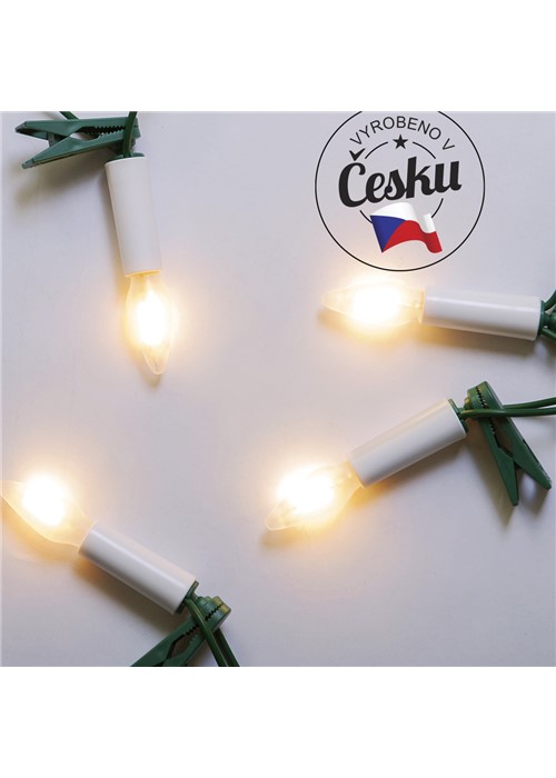 Souprava Felicia LED FILAMENT čirá SV-16, 16 žárovek FILAMENT 14V/0,2W