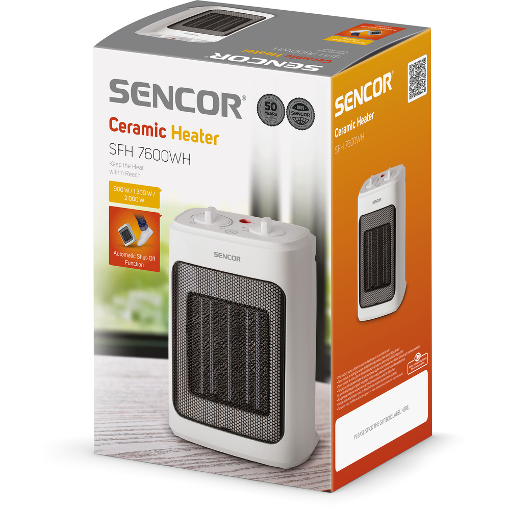 SFH 7600WH Keramické topidlo SENCOR