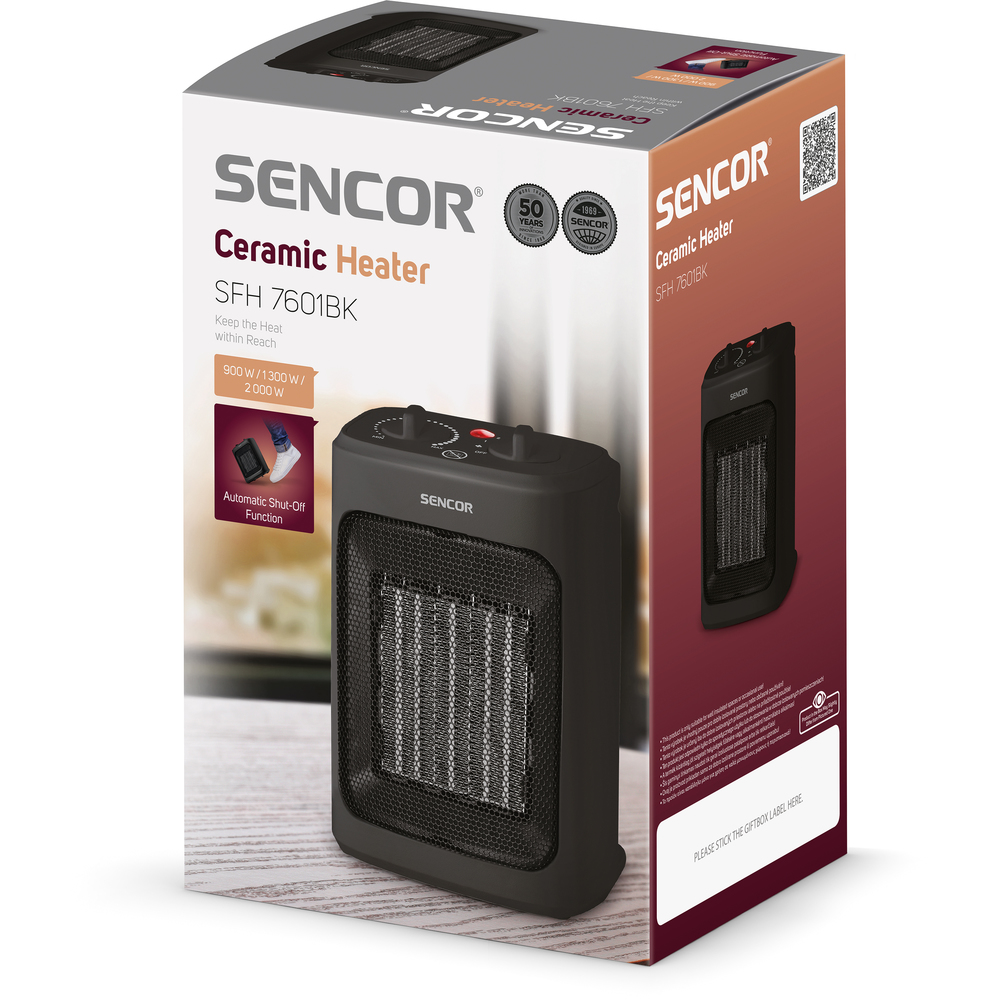 SFH 7601BK Keramické topidlo SENCOR