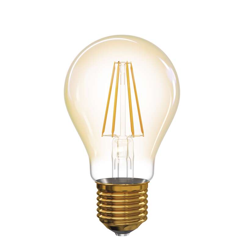 LED žárovka Vintage A60 4,3W E27 teplá bílá+