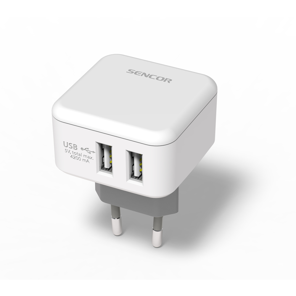SCH 640 AC nabíječka 2xUSB/4,2A SENCOR