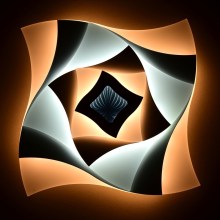 LED svítidlo WALP7129-3D/LED LED svítidlo INDI 3D s dálkovým ovládáním, 70W, multicolor, IP20