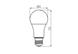 Led žárovka IQ-LEDDIM A6013,6W-NW Světelný zdroj LED