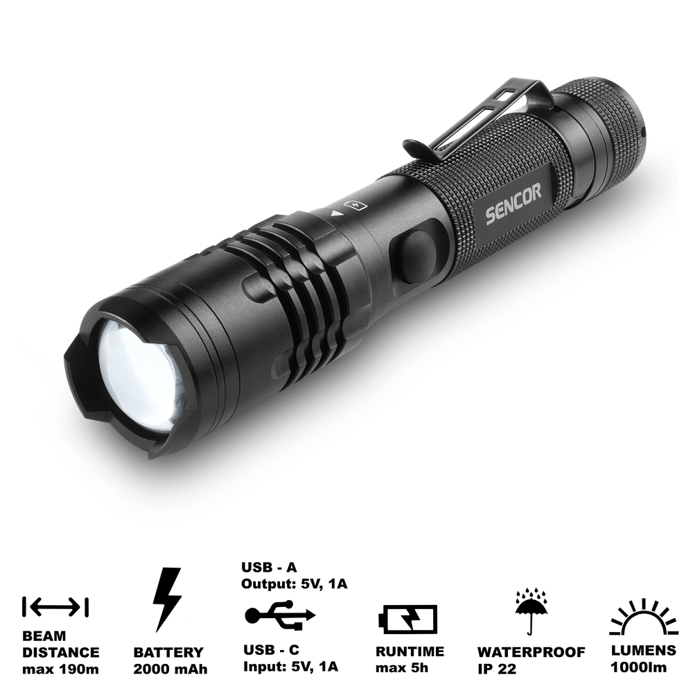 SLL 404 SVÍTILNA OUTDOOR 10W PB SENCOR