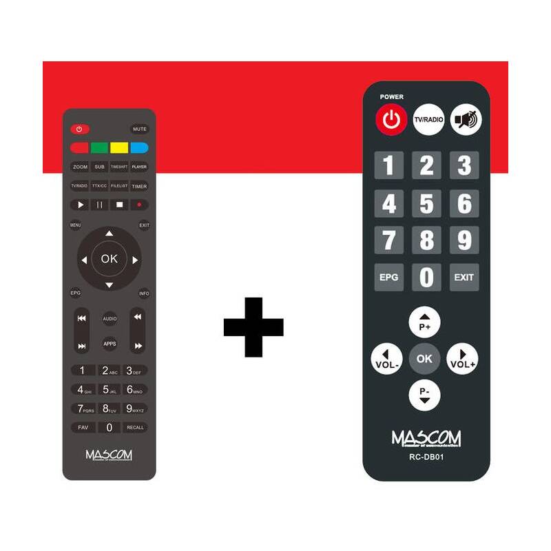 Set-top box Mascom MC721T2 HD PLUS Senior