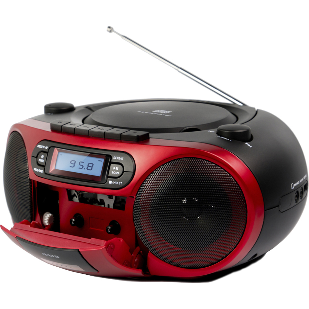 BBTC-550RD RADIOMAG CD/TAPE/MP3/BT AIWA Radiomagnetofon s CD