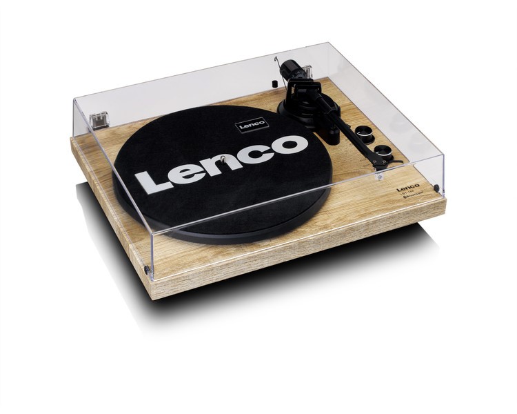 Lenco LBT-188 (PI) Brown/Wood Hi-Fi gramofon, kovový talíř, raménko s anti-skatingem