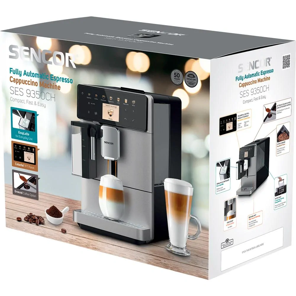 SES 9350CH Automatické Espresso SENCOR Espresso